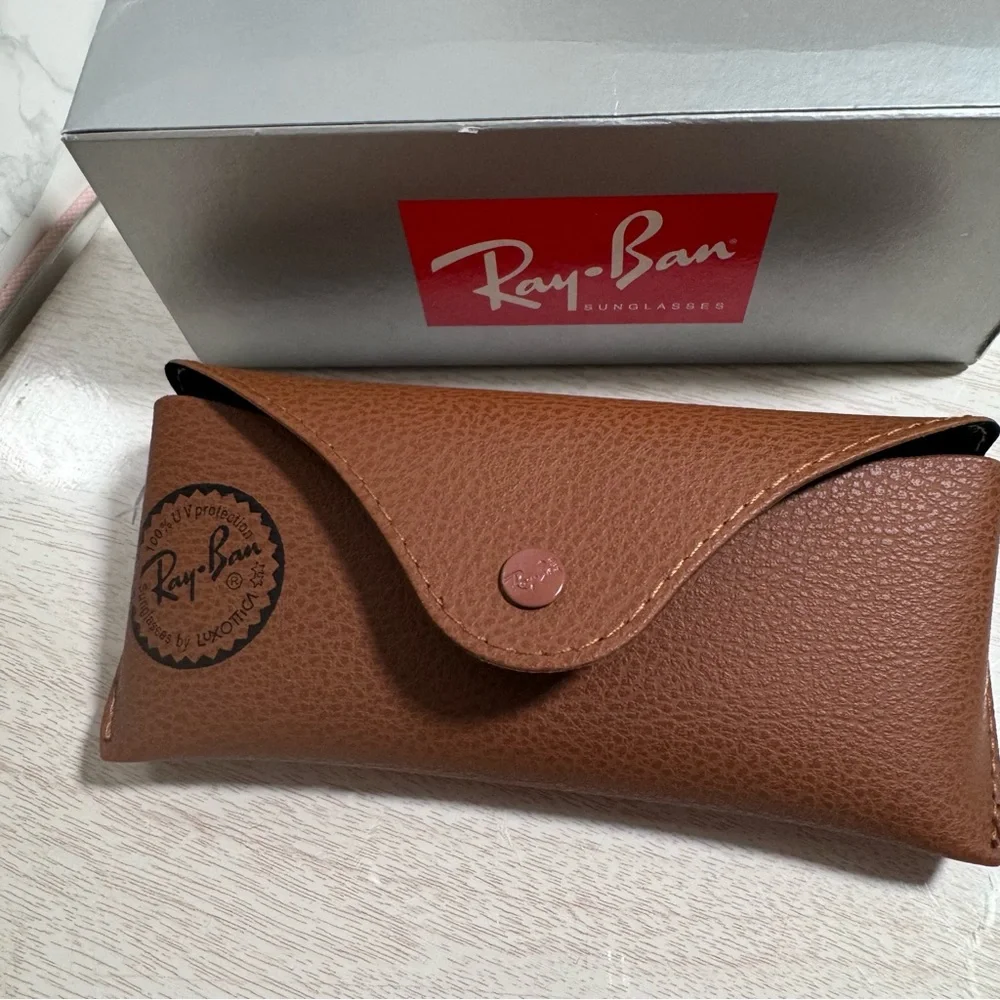 RAY-BAN AVIATOR LARGE METAL SUNGLASSES STYLE RB-3025 GREEN LENSES